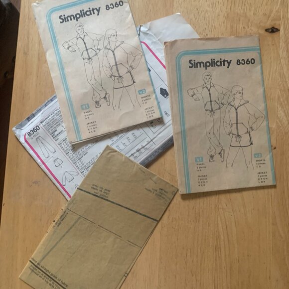 PATTERNS - VTG 70s Simplicity Sewing 8360 Mens JC PENNEY, Shorts CUT, MOVIE prop - Picture 3 of 5